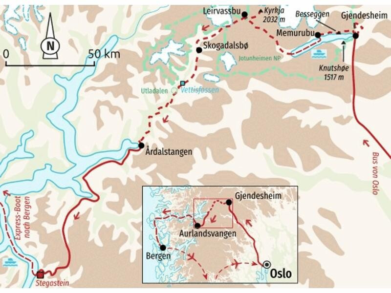 Karte von Hauser-Exkursionen