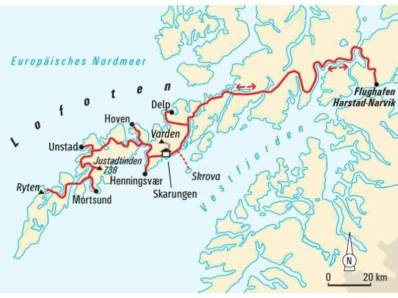 Karte von Hauser-Exkursionen