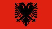 Albanien Flagge