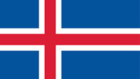 Isländische Flagge